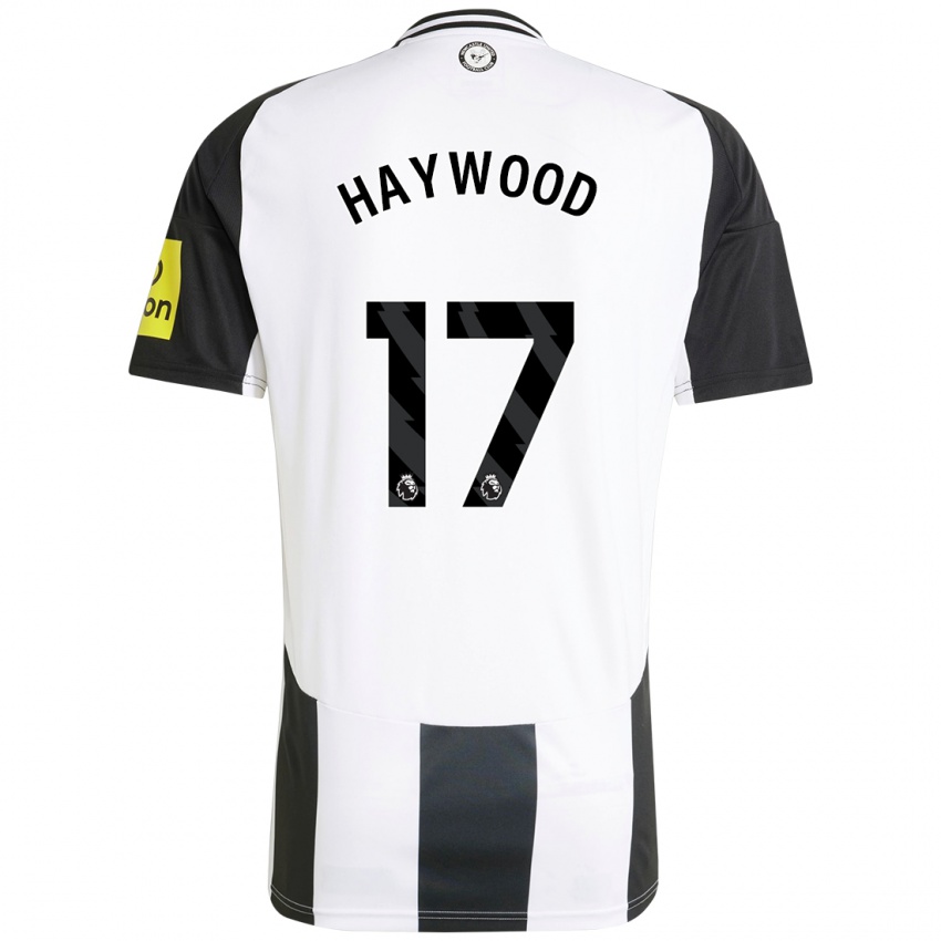 Niño Camiseta Sophie Haywood #17 Blanco Negro 1ª Equipación 2024/25 La Camisa México