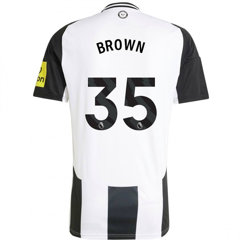 Niño Camiseta Will Brown #35 Blanco Negro 1ª Equipación 2024/25 La Camisa México