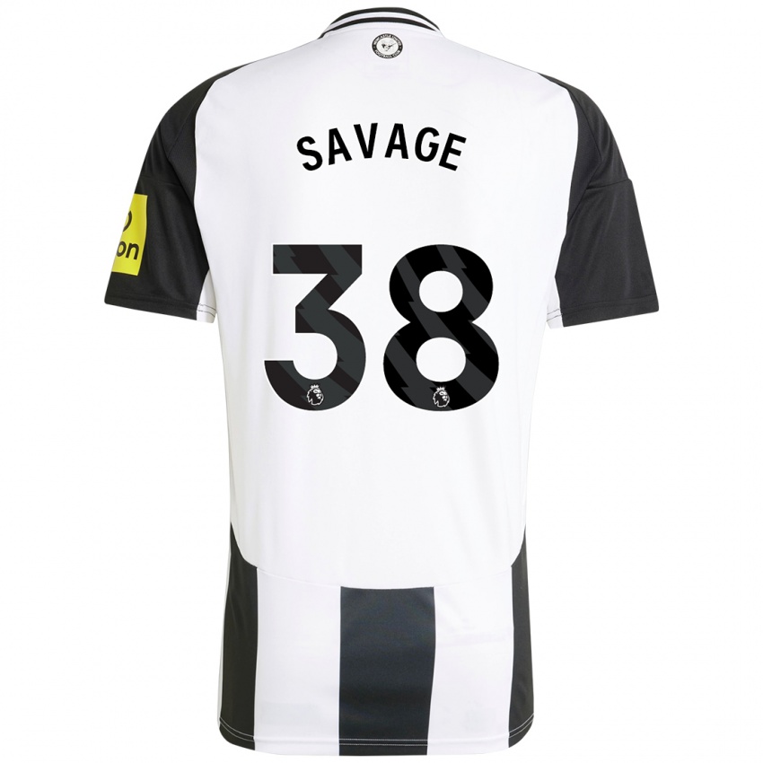 Niño Camiseta Remi Savage #38 Blanco Negro 1ª Equipación 2024/25 La Camisa México