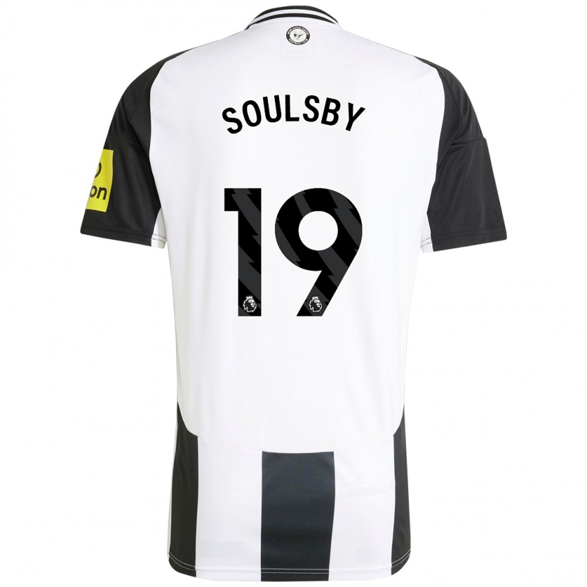 Niño Camiseta Anna Soulsby #19 Blanco Negro 1ª Equipación 2024/25 La Camisa México