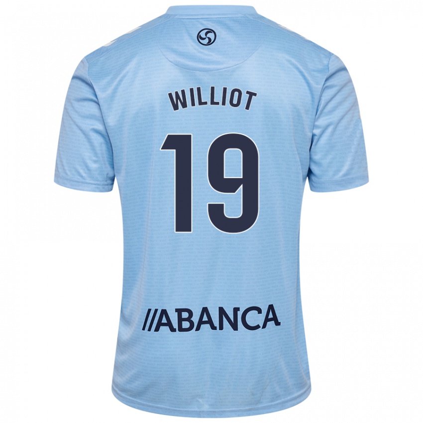 Niño Camiseta Williot Swedberg #19 Azul Cielo 1ª Equipación 2024/25 La Camisa México