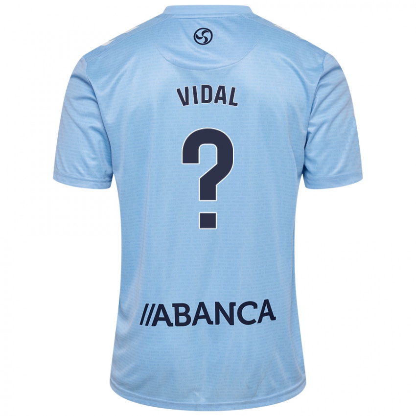 Niño Camiseta Marc Vidal #0 Azul Cielo 1ª Equipación 2024/25 La Camisa México