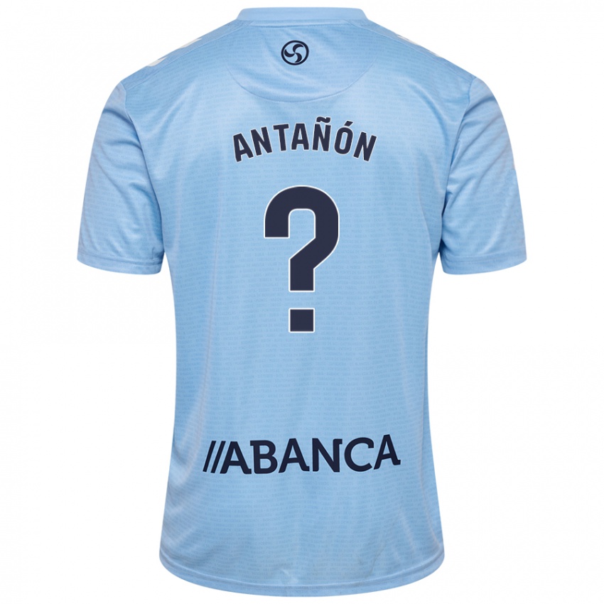 Niño Camiseta Andrés Antañón #0 Azul Cielo 1ª Equipación 2024/25 La Camisa México