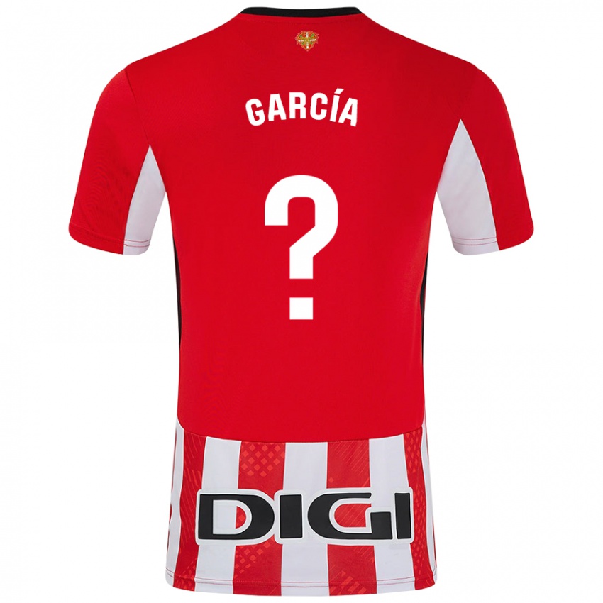 Niño Camiseta Simón García #0 Rojo Blanco 1ª Equipación 2024/25 La Camisa México