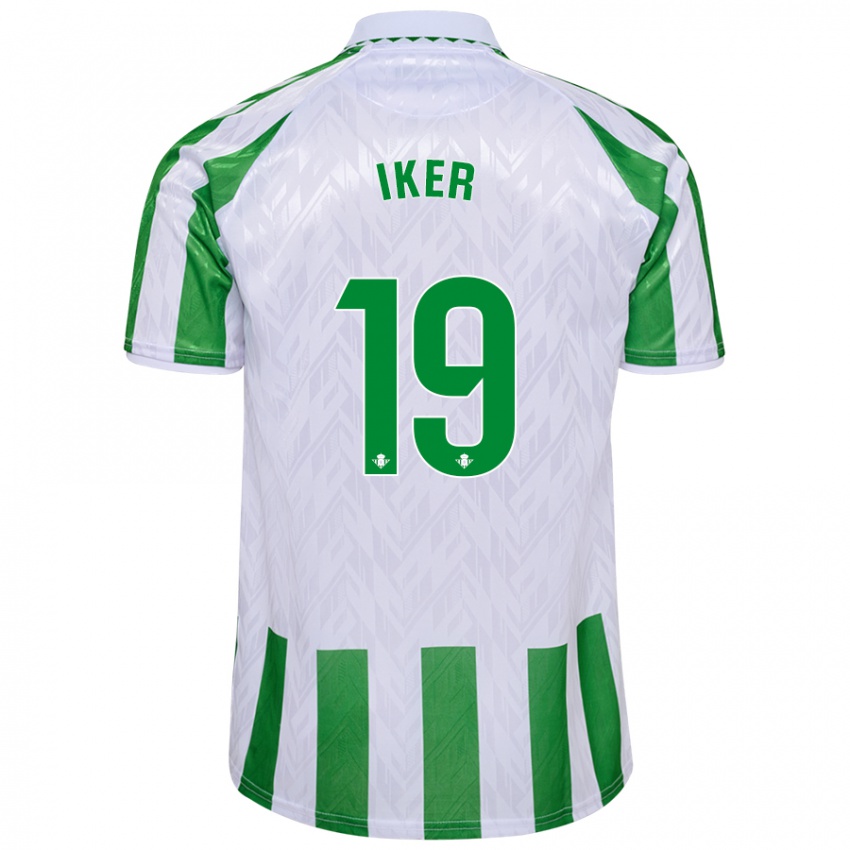 Niño Camiseta Iker Losada #19 Verde Rayas Blancas 1ª Equipación 2024/25 La Camisa México