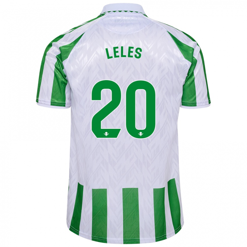 Niño Camiseta María De Los Ángeles Carrión Egido #20 Verde Rayas Blancas 1ª Equipación 2024/25 La Camisa México