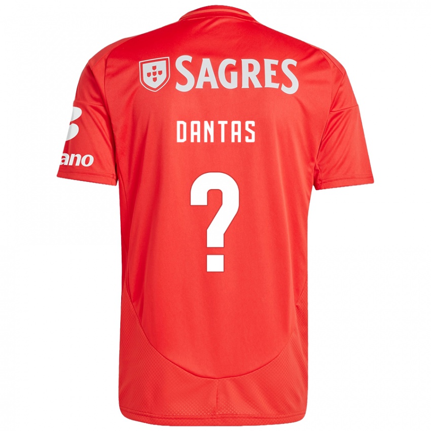 Niño Camiseta Tiago Dantas #0 Rojo Blanco 1ª Equipación 2024/25 La Camisa México