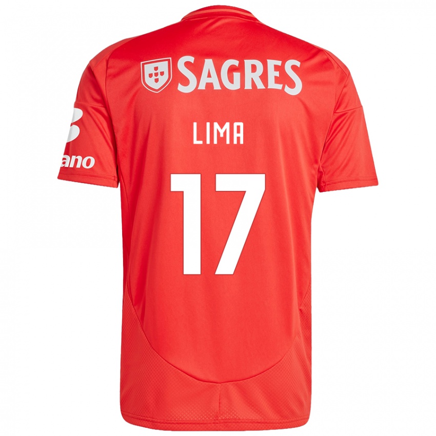 Niño Camiseta Ivan Lima #17 Rojo Blanco 1ª Equipación 2024/25 La Camisa México