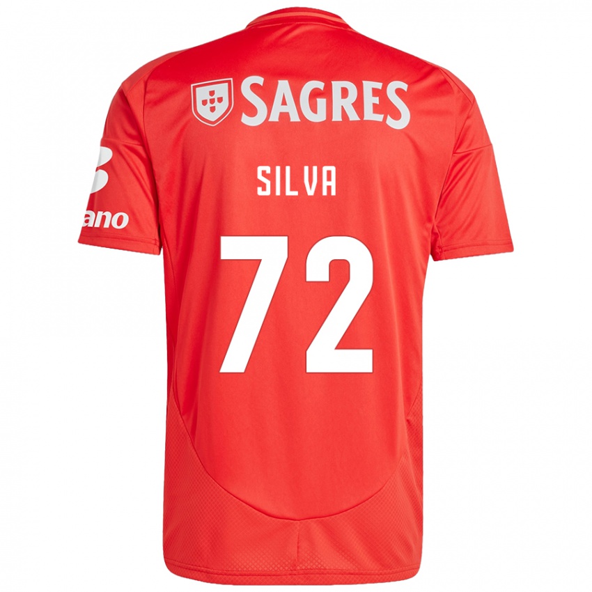 Niño Camiseta Matilde Silva #72 Rojo Blanco 1ª Equipación 2024/25 La Camisa México