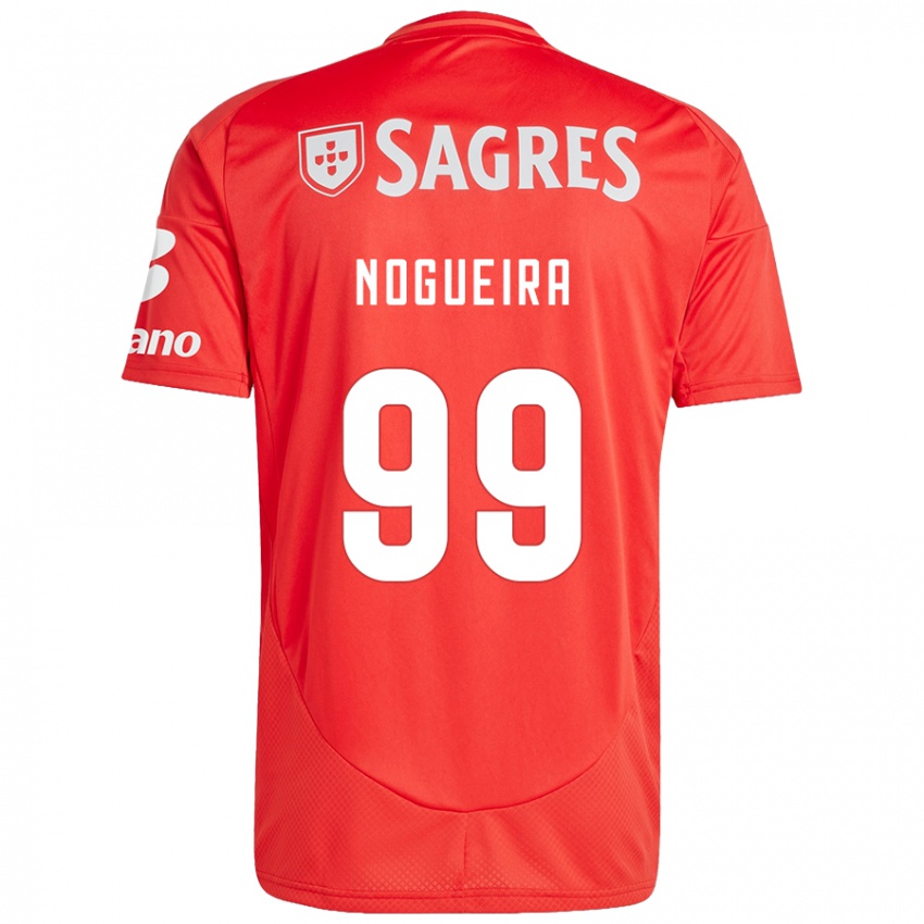 Niño Camiseta Beatriz Nogueira #99 Rojo Blanco 1ª Equipación 2024/25 La Camisa México