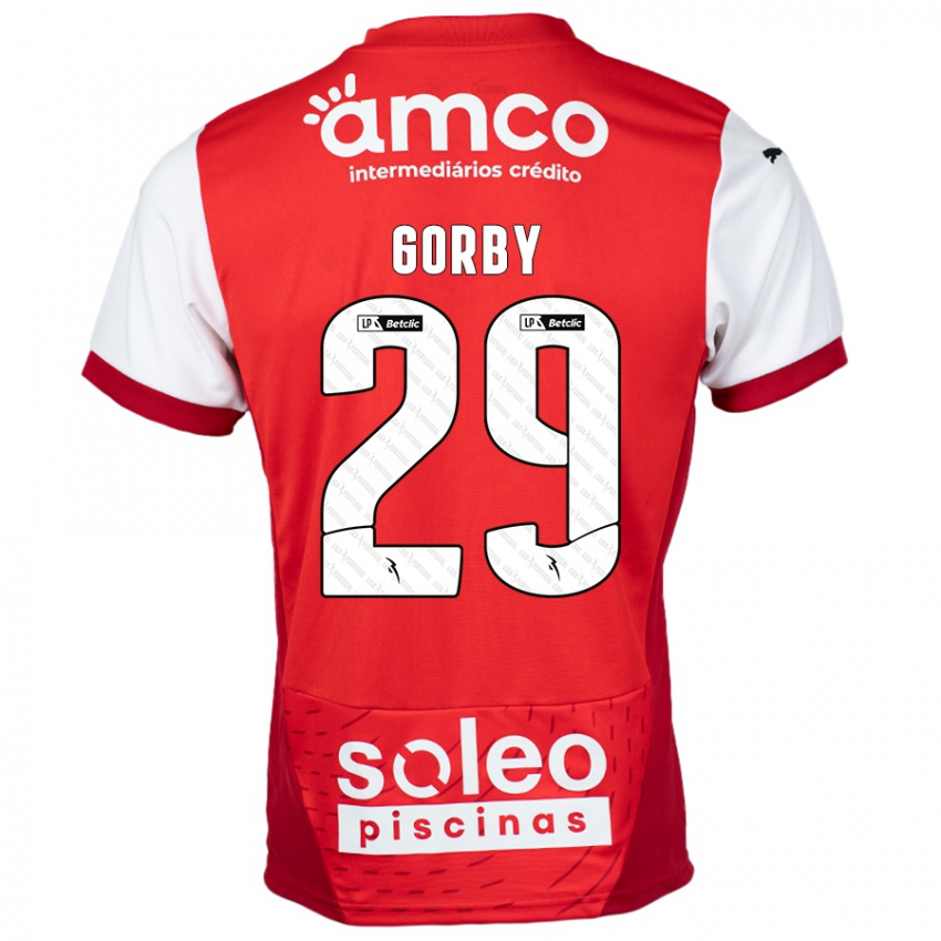 Niño Camiseta Gorby #29 Rojo Blanco 1ª Equipación 2024/25 La Camisa México