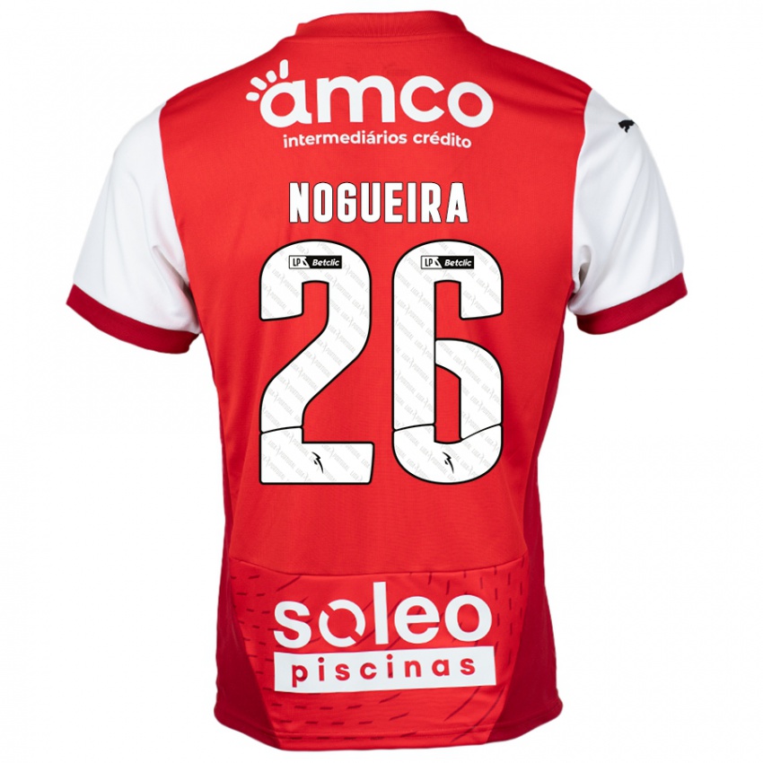 Niño Camiseta Ana Nogueira #26 Rojo Blanco 1ª Equipación 2024/25 La Camisa México