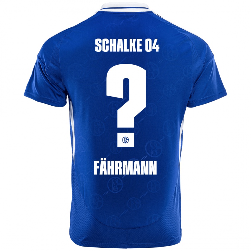 Niño Camiseta Ralf Fährmann #0 Azul Real 1ª Equipación 2024/25 La Camisa México