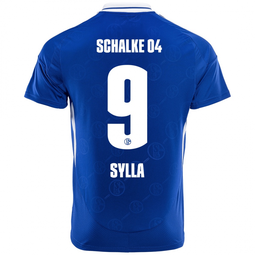 Niño Camiseta Moussa Sylla #9 Azul Real 1ª Equipación 2024/25 La Camisa México