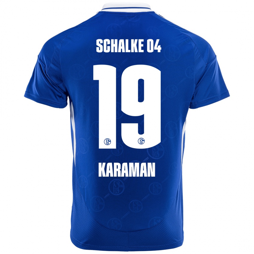 Niño Camiseta Kenan Karaman #19 Azul Real 1ª Equipación 2024/25 La Camisa México