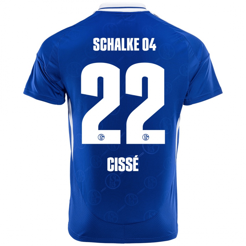 Niño Camiseta Ibrahima Cissé #22 Azul Real 1ª Equipación 2024/25 La Camisa México