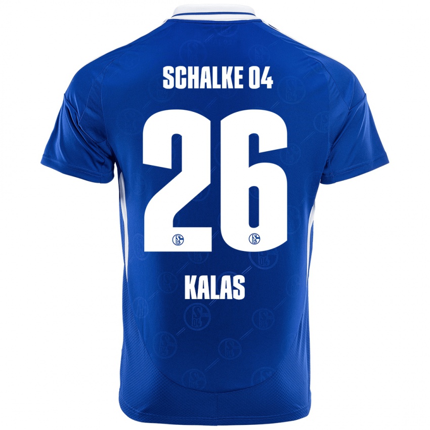 Niño Camiseta Tomas Kalas #26 Azul Real 1ª Equipación 2024/25 La Camisa México