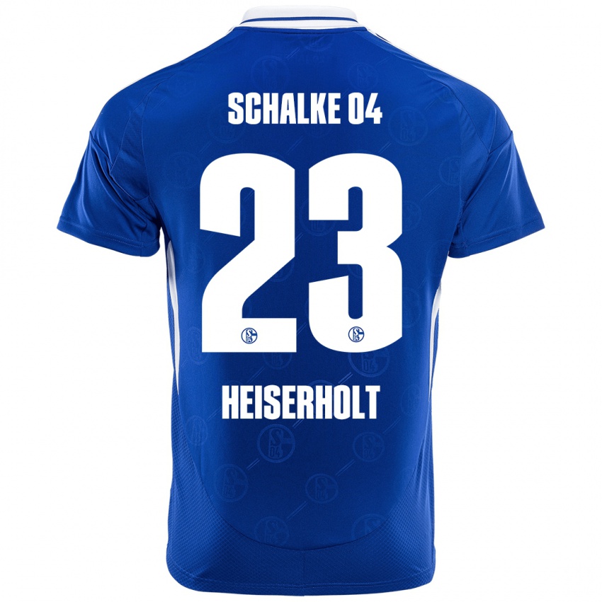 Niño Camiseta Finn Heiserholt #23 Azul Real 1ª Equipación 2024/25 La Camisa México