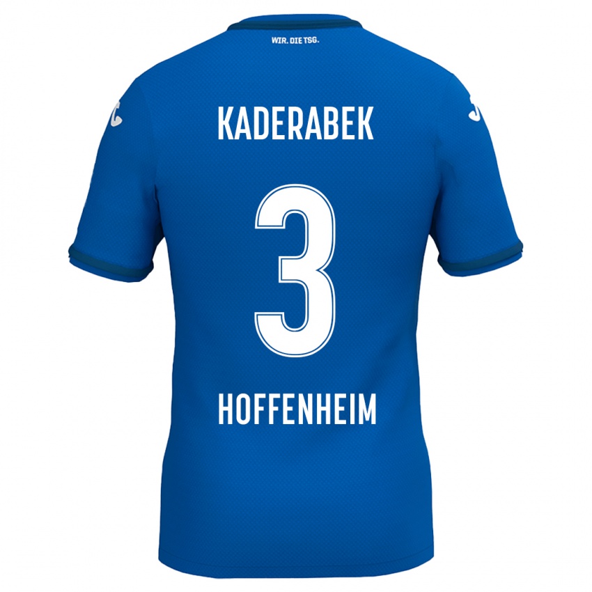 Niño Camiseta Pavel Kaderabek #3 Azul Real 1ª Equipación 2024/25 La Camisa México