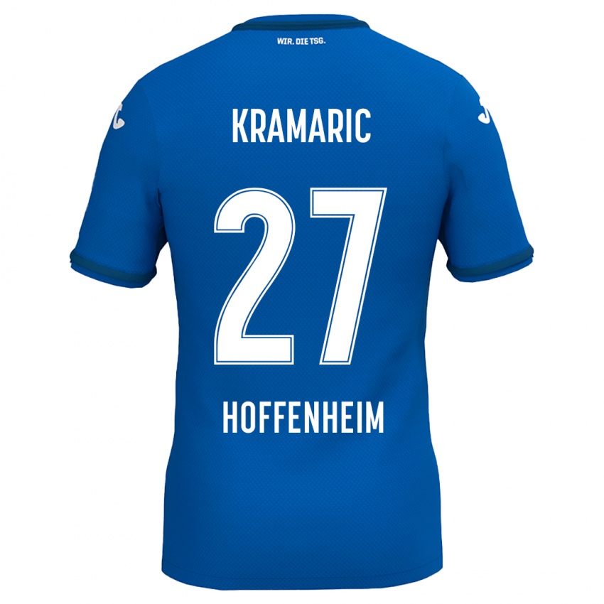 Niño Camiseta Andrej Kramaric #27 Azul Real 1ª Equipación 2024/25 La Camisa México