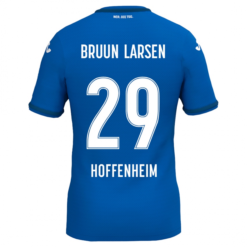 Niño Camiseta Jacob Bruun Larsen #29 Azul Real 1ª Equipación 2024/25 La Camisa México