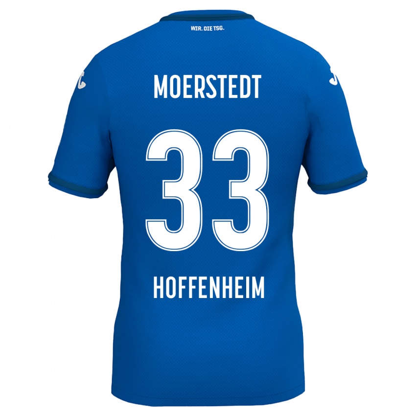 Niño Camiseta Max Moerstedt #33 Azul Real 1ª Equipación 2024/25 La Camisa México