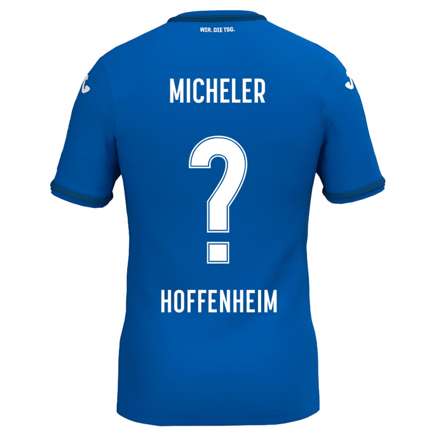 Niño Camiseta Florian Micheler #0 Azul Real 1ª Equipación 2024/25 La Camisa México