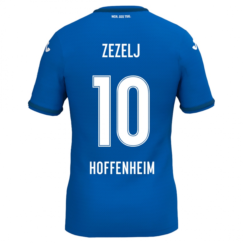 Niño Camiseta Neno Zezelj #10 Azul Real 1ª Equipación 2024/25 La Camisa México