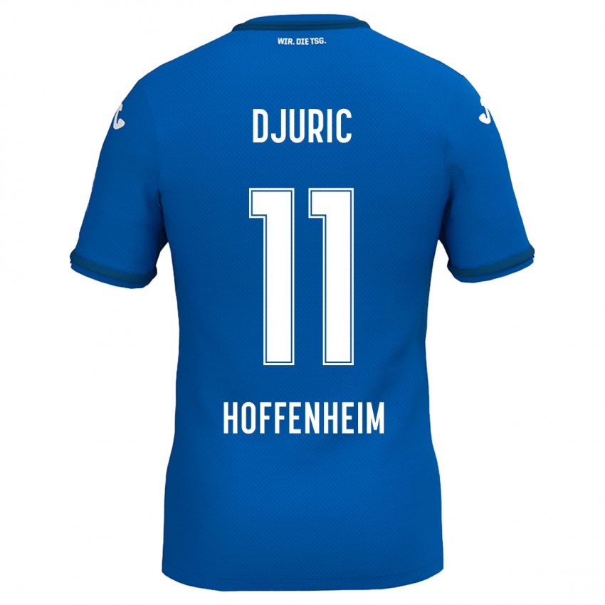 Niño Camiseta Luka Djuric #11 Azul Real 1ª Equipación 2024/25 La Camisa México