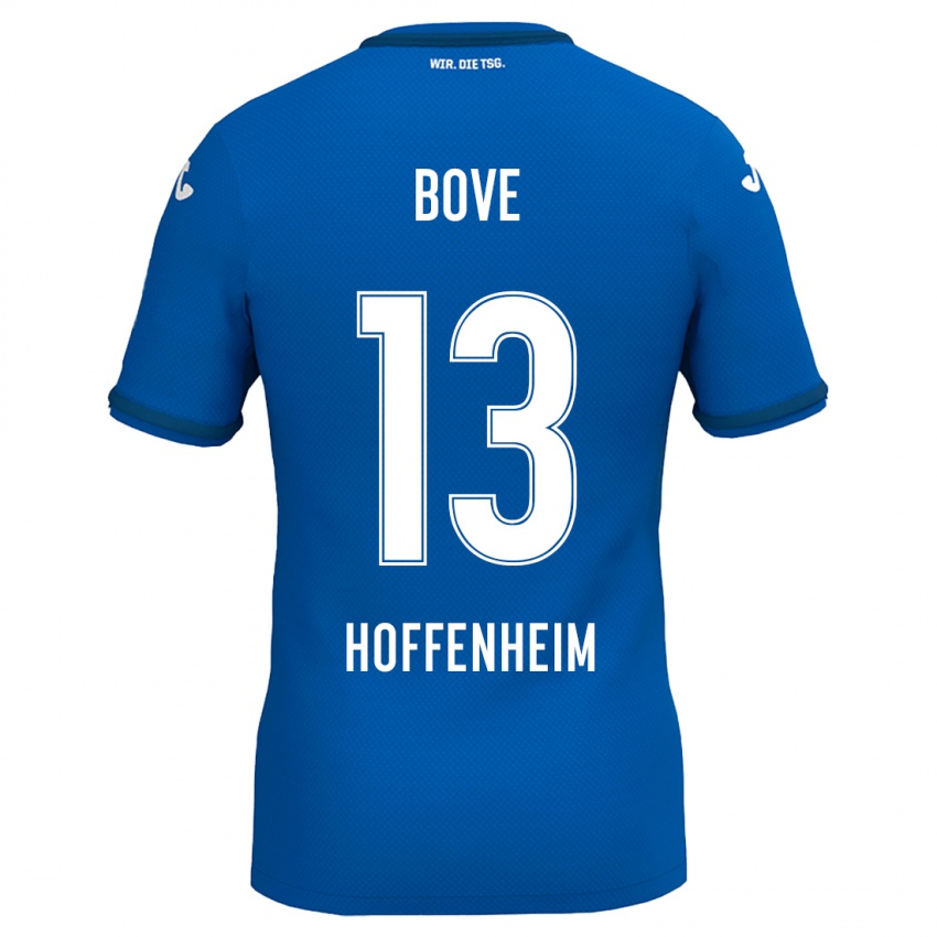 Niño Camiseta Nevio Bove #13 Azul Real 1ª Equipación 2024/25 La Camisa México