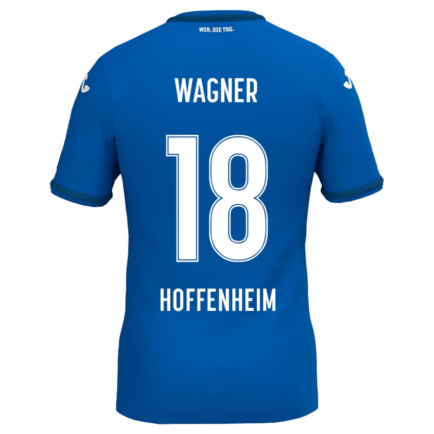 Niño Camiseta Ricardo Wagner #18 Azul Real 1ª Equipación 2024/25 La Camisa México