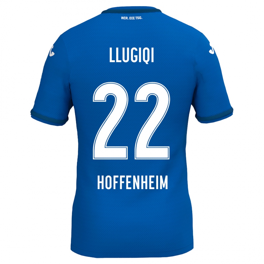 Niño Camiseta Arian Llugiqi #22 Azul Real 1ª Equipación 2024/25 La Camisa México