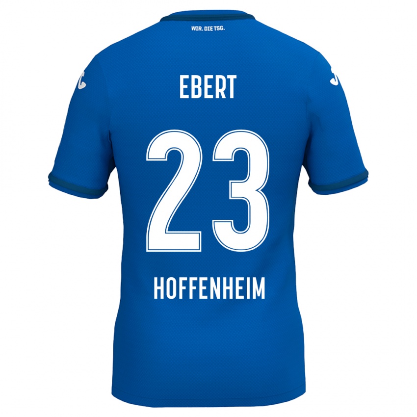 Niño Camiseta Darijo Ebert #23 Azul Real 1ª Equipación 2024/25 La Camisa México