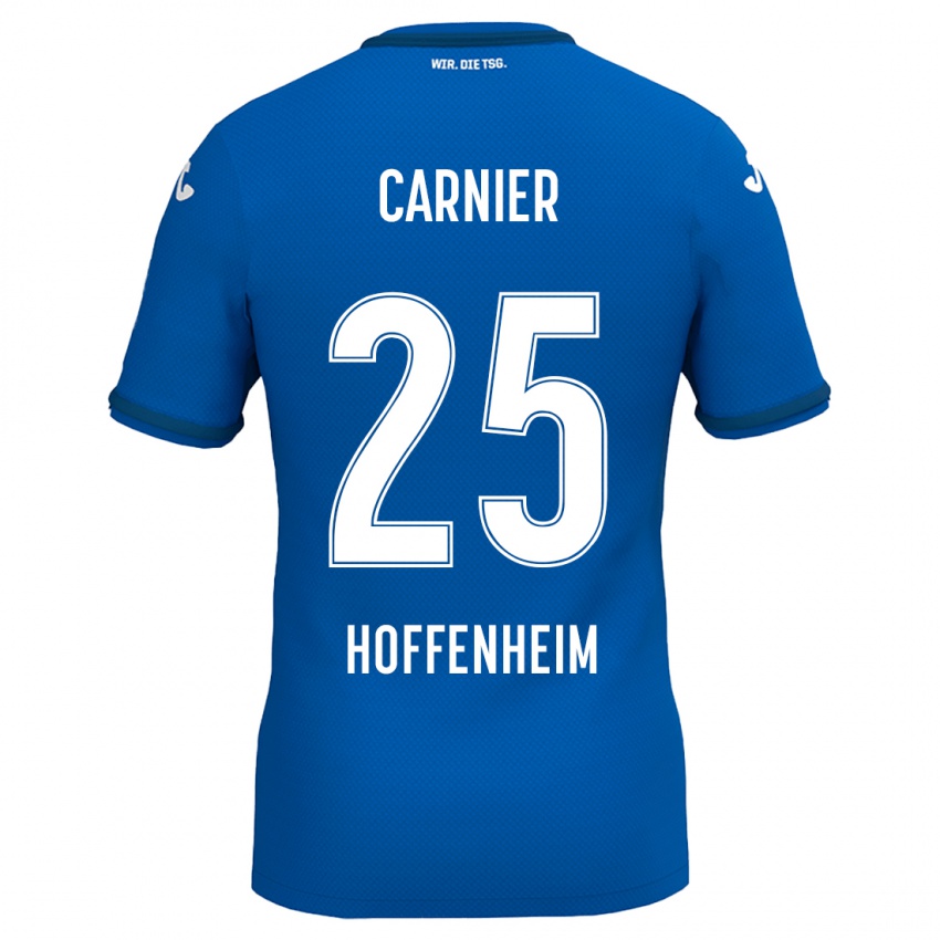 Niño Camiseta Alekseï Carnier #25 Azul Real 1ª Equipación 2024/25 La Camisa México