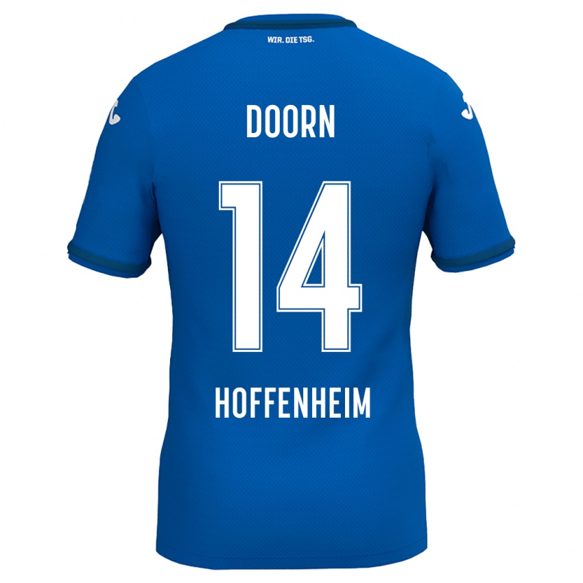 Niño Camiseta Lisa Doorn #14 Azul Real 1ª Equipación 2024/25 La Camisa México