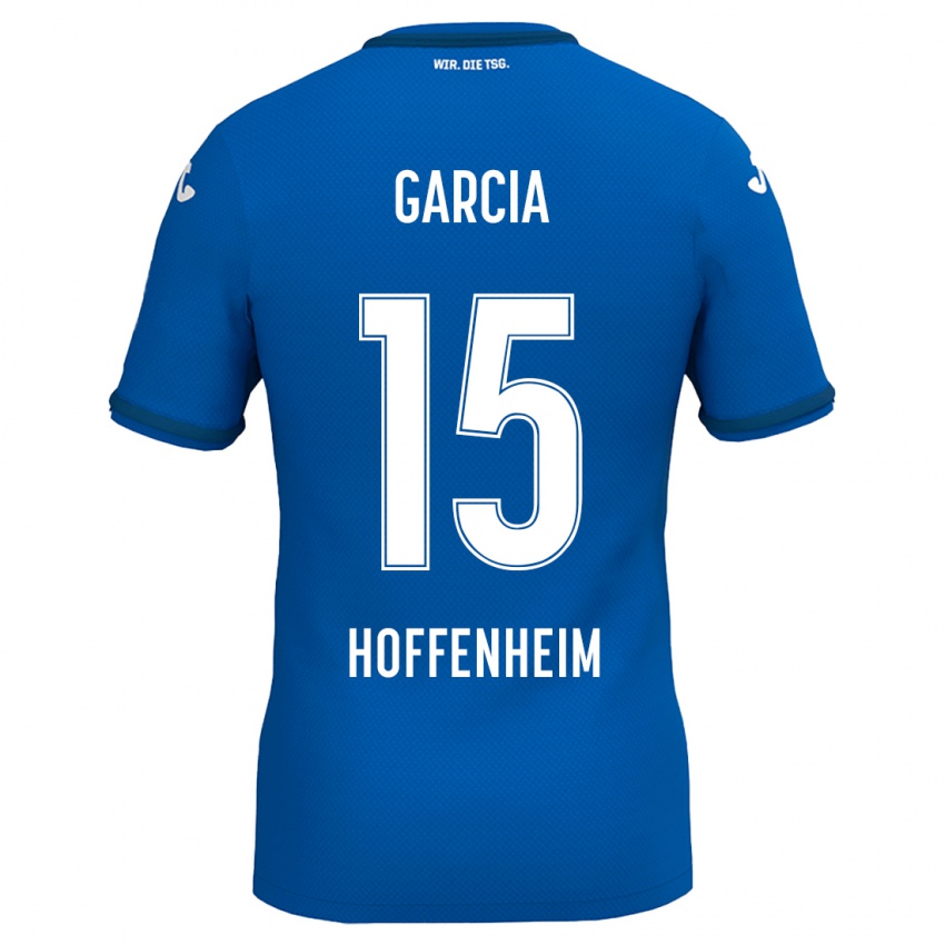 Niño Camiseta Marta Cazalla Garcia #15 Azul Real 1ª Equipación 2024/25 La Camisa México