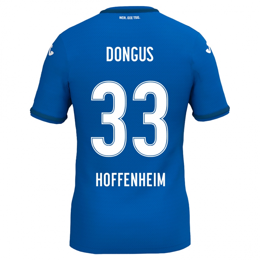 Niño Camiseta Fabienne Dongus #33 Azul Real 1ª Equipación 2024/25 La Camisa México