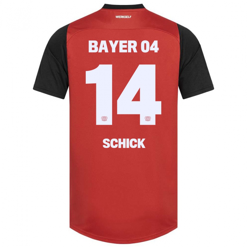 Niño Camiseta Patrik Schick #14 Rojo Negro 1ª Equipación 2024/25 La Camisa México