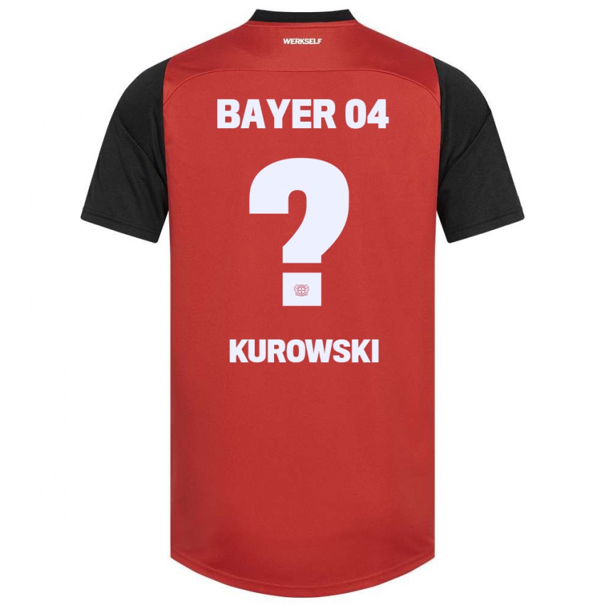 Niño Camiseta Julien Kurowski #0 Rojo Negro 1ª Equipación 2024/25 La Camisa México