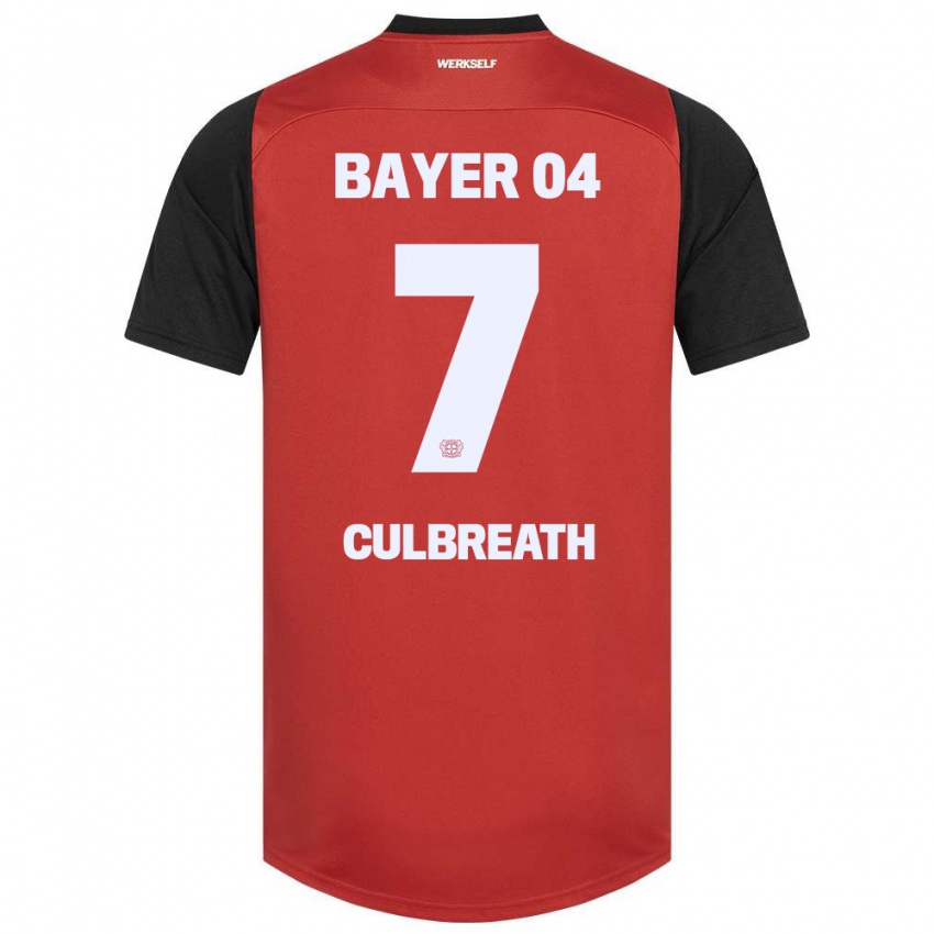 Niño Camiseta Montrell Culbreath #7 Rojo Negro 1ª Equipación 2024/25 La Camisa México