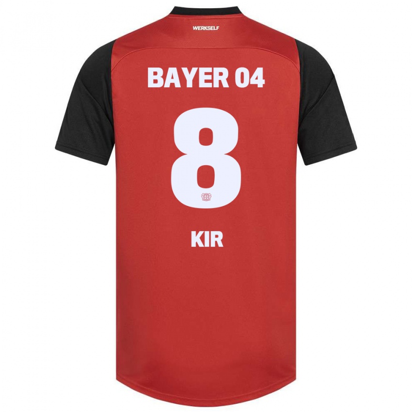 Niño Camiseta Burak Kir #8 Rojo Negro 1ª Equipación 2024/25 La Camisa México