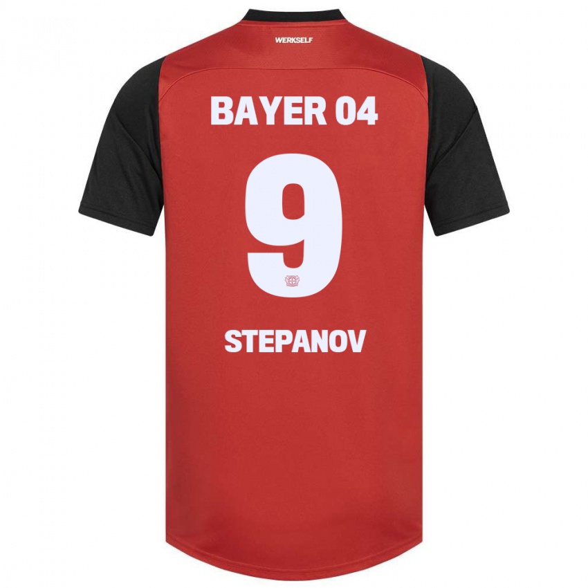 Niño Camiseta Artem Stepanov #9 Rojo Negro 1ª Equipación 2024/25 La Camisa México