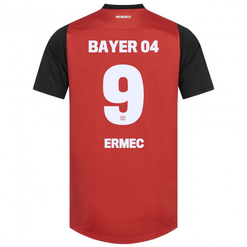 Niño Camiseta Berkan Ermec #9 Rojo Negro 1ª Equipación 2024/25 La Camisa México