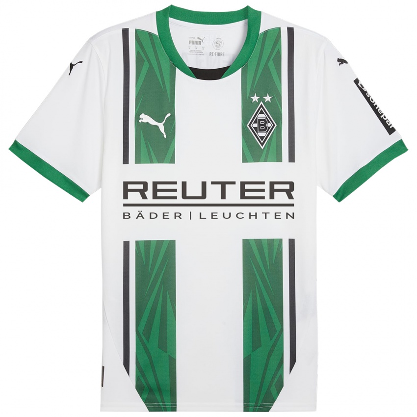 Niño Camiseta Emily Evels #45 Blanco Verde 1ª Equipación 2024/25 La Camisa México