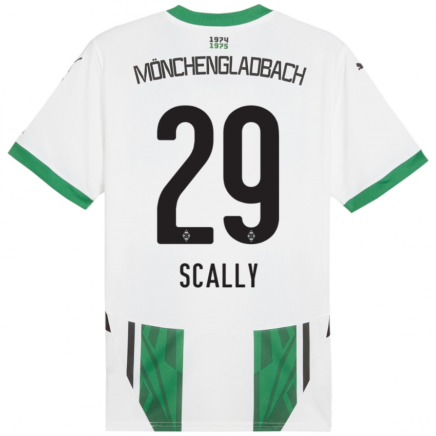 Niño Camiseta Joe Scally #29 Blanco Verde 1ª Equipación 2024/25 La Camisa México