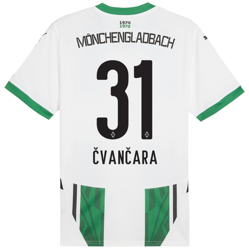 Niño Camiseta Tomas Cvancara #31 Blanco Verde 1ª Equipación 2024/25 La Camisa México