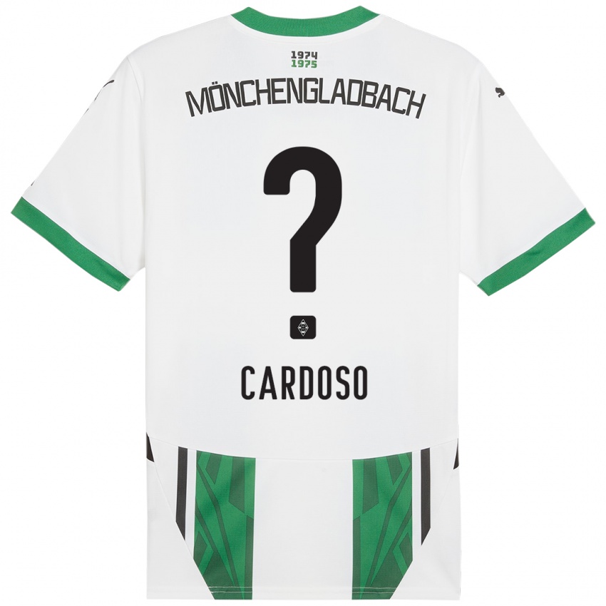 Niño Camiseta Tiago Pereira Cardoso #0 Blanco Verde 1ª Equipación 2024/25 La Camisa México