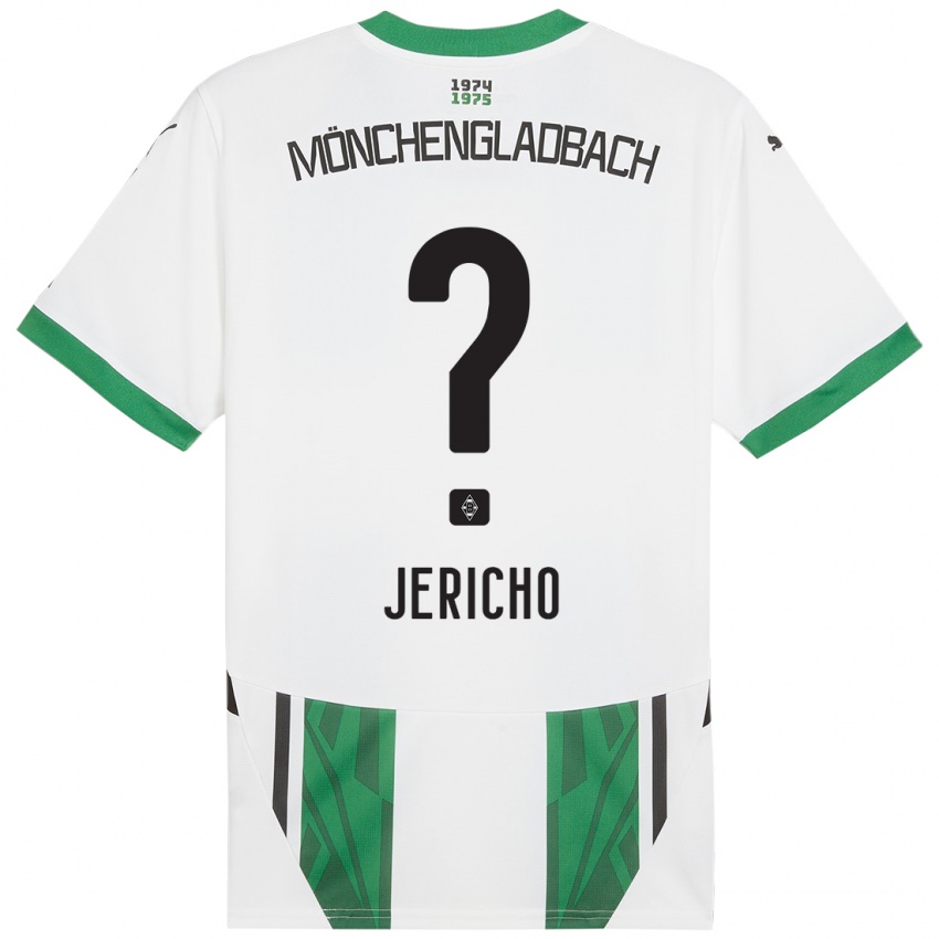 Niño Camiseta Aidan Jericho #0 Blanco Verde 1ª Equipación 2024/25 La Camisa México