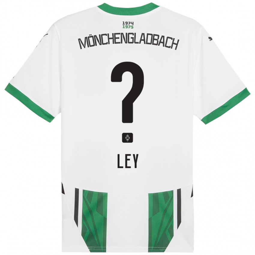 Niño Camiseta Marlon Ley #0 Blanco Verde 1ª Equipación 2024/25 La Camisa México