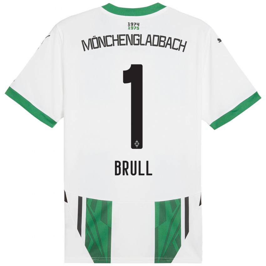 Niño Camiseta Maximilian Brüll #1 Blanco Verde 1ª Equipación 2024/25 La Camisa México